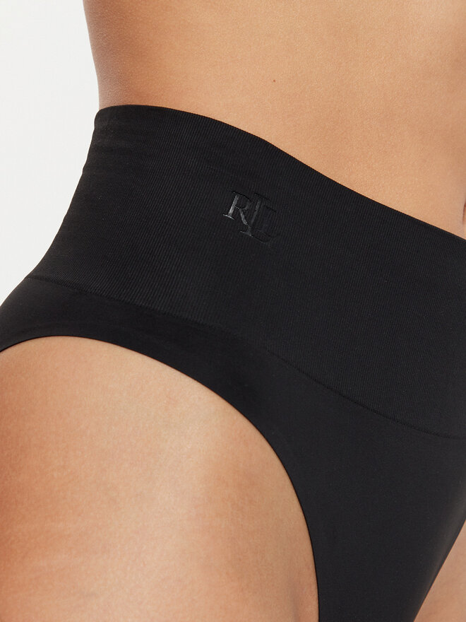 LAUREN RALPH LAUREN LAUREN RALPH LAUREN Klassischer Damenslip mit hoher Taille 4L0020 Schwarz