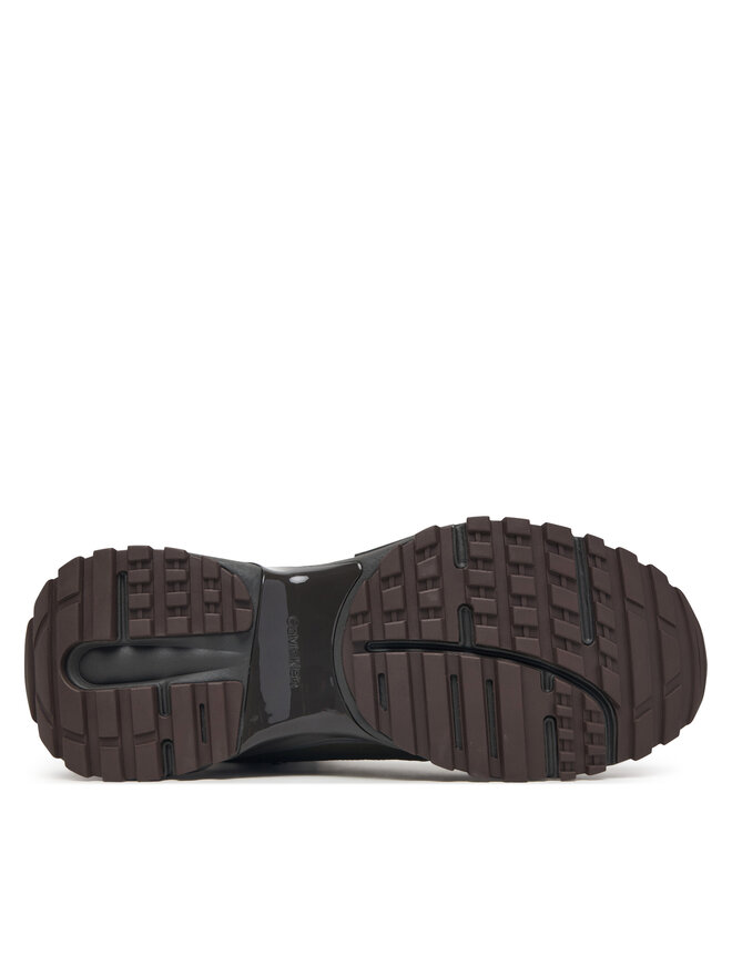 Calvin Klein Schnürschuhe Calvin Klein Hike Runner Mid Laceup Lth HM0HM02323 Grün