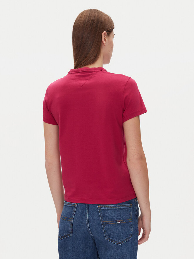 Tommy Jeans Tommy Jeans Marškinėliai Tjw Reg Badge Tee DW0DW20153 Rožinė Regular Fit
