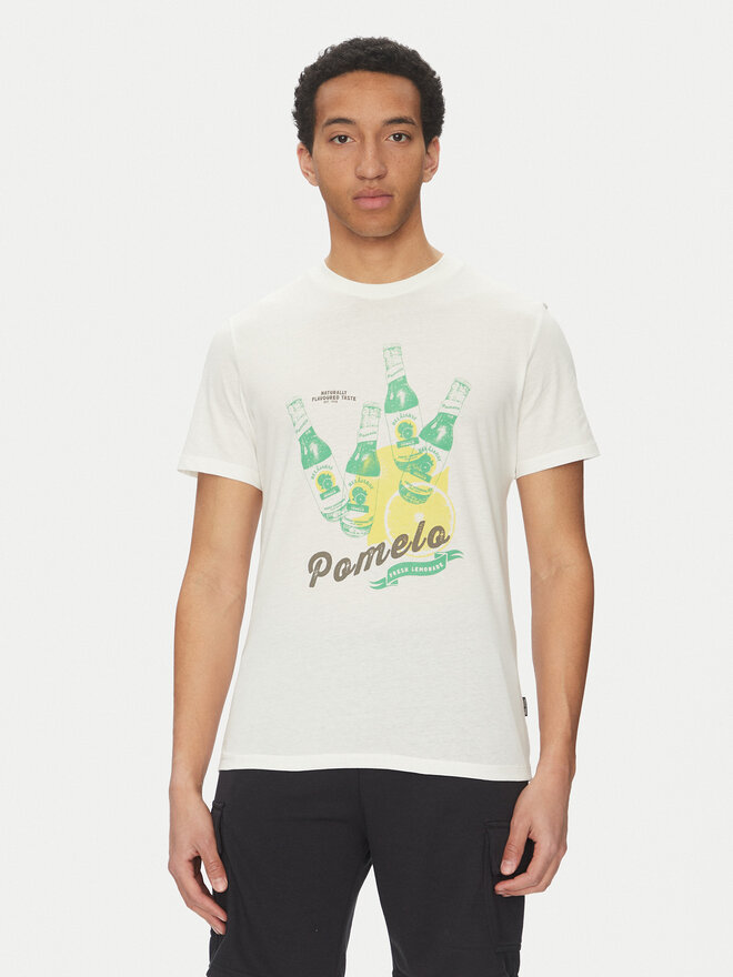 Blend Blend Camiseta 20718263 Blanco Regular Fit
