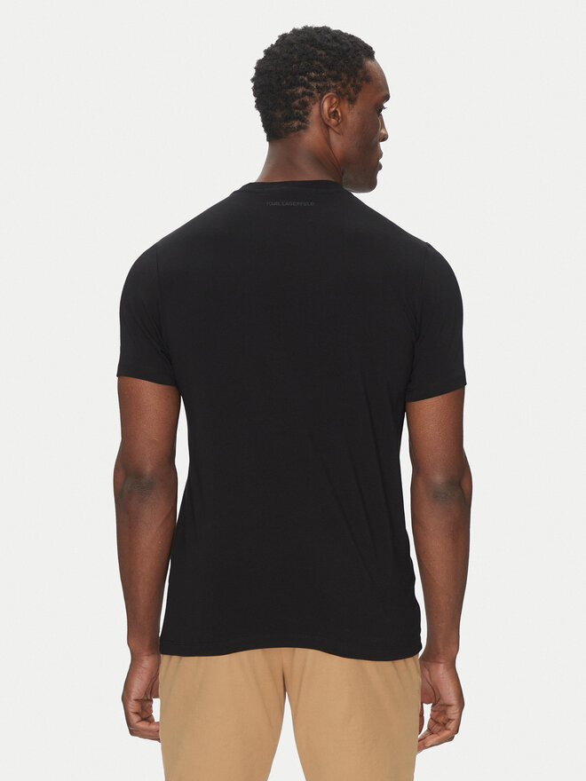 KARL LAGERFELD KARL LAGERFELD T-Shirt 755054 552221 Schwarz Regular Fit