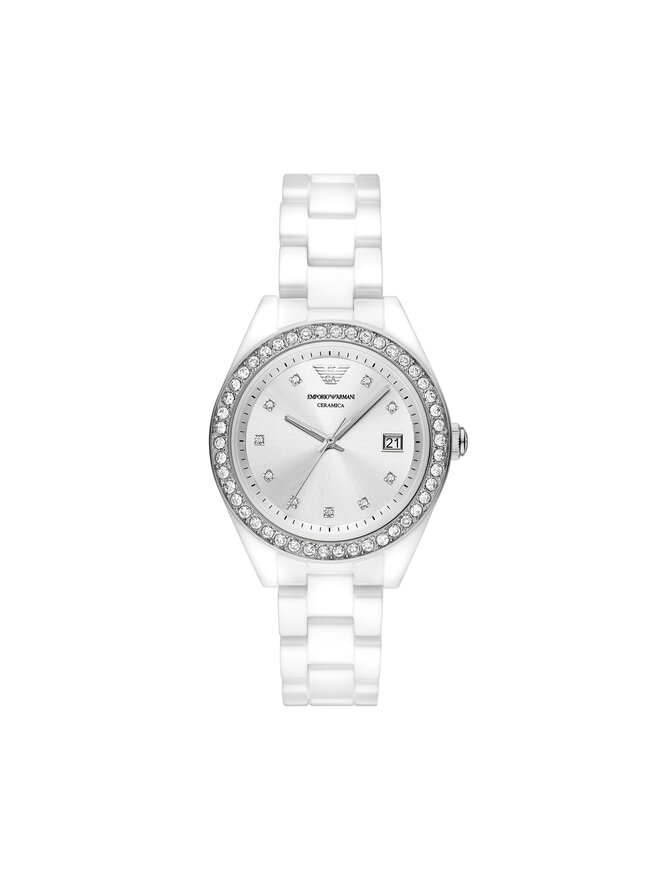 Emporio Armani Zegarek Emporio Armani Leo AR70014 Srebrny