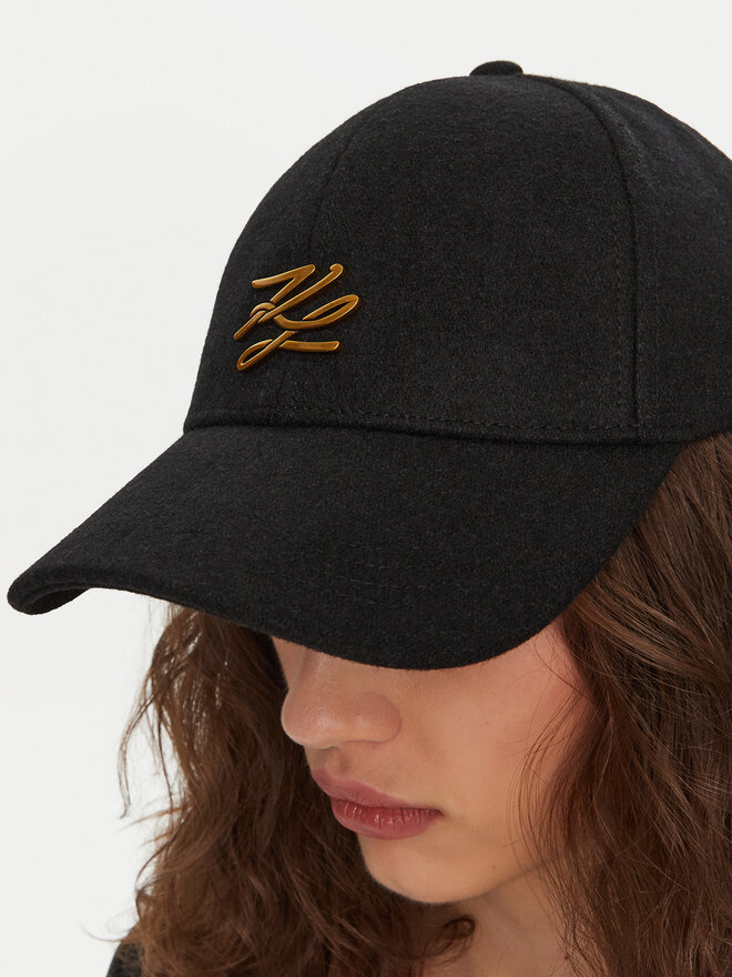 KARL LAGERFELD Cap KARL LAGERFELD A1W33065 Schwarz