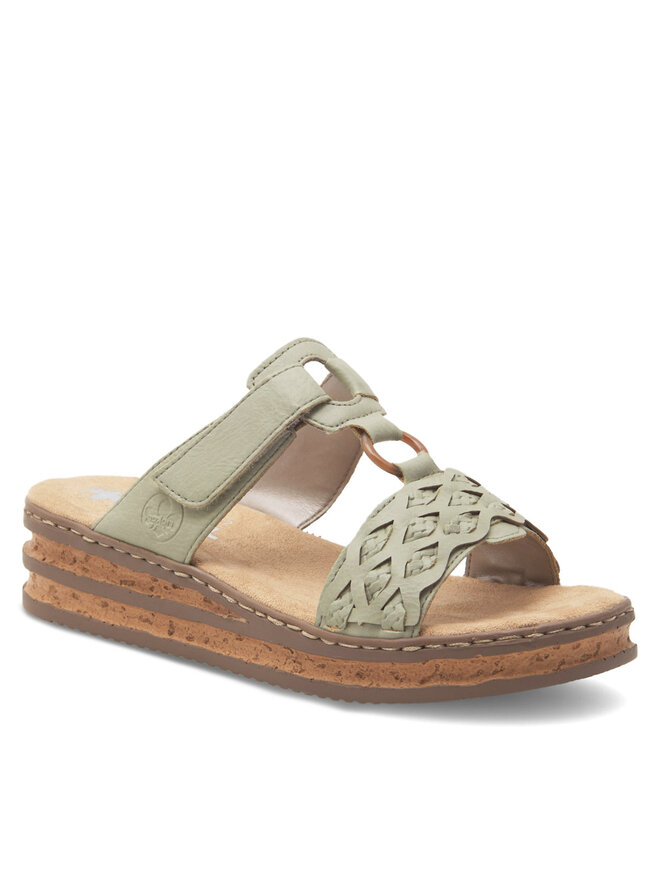Rieker Šľapky Rieker 629K9-52 Zelená