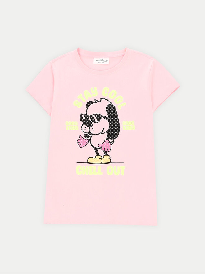 Coccodrillo Coccodrillo T-Shirt ZC4143201CGK Ροζ Regular Fit