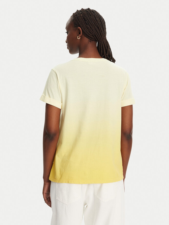 Liu Jo Liu Jo Camiseta TA5267 JS923 M9114 Amarillo Regular Fit