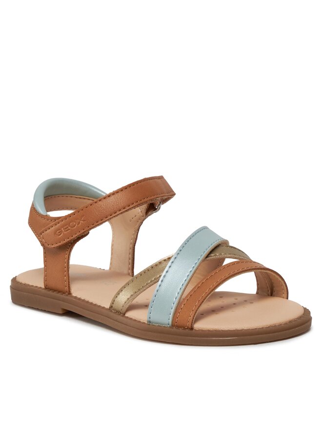 Geox Sandály Geox J Sandal Karly Girl J5235D 054AJ C5BF3 S Béžová
