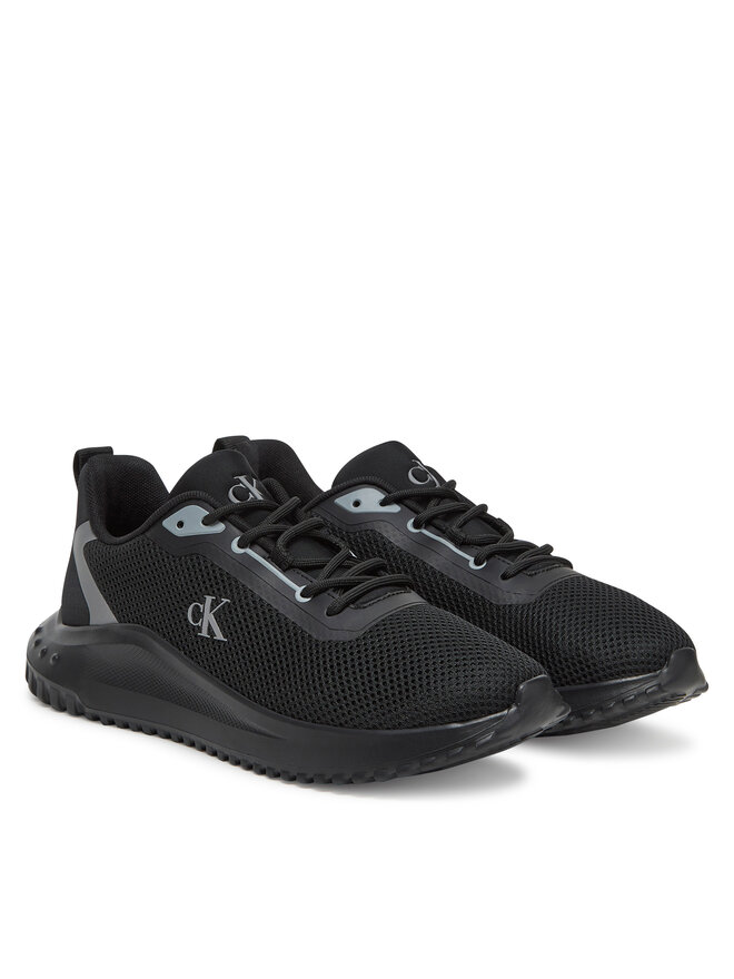 Calvin Klein Jeans Sportcipők Calvin Klein Jeans Eva Runner L-Up Mix Mesh Logo Ck YW0YW01851 Fekete