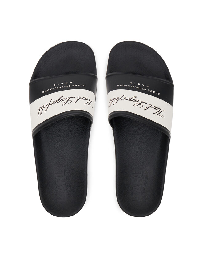 KARL LAGERFELD Şlapi KARL LAGERFELD KL70023 Negru