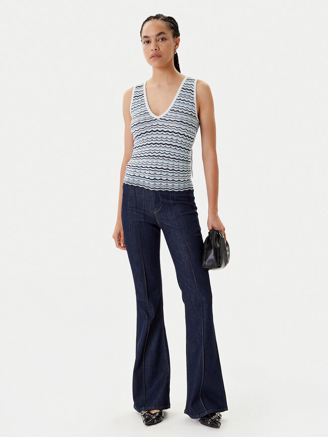 Morgan Morgan Top 251-MINKO Blau Regular Fit