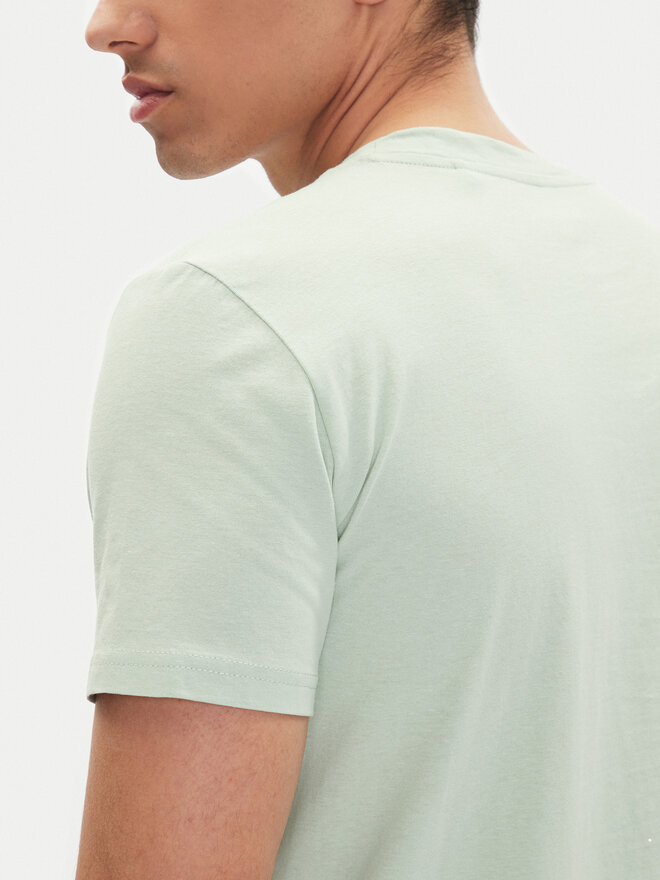 Mustang Mustang T-Shirt Austin 1016480 Grün Regular Fit