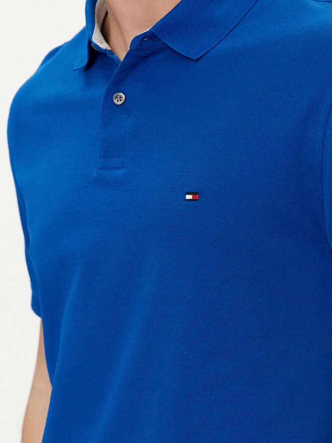 Tommy Hilfiger Tommy Hilfiger Polo marškinėliai 1985 MW0MW17770 Mėlyna Regular Fit