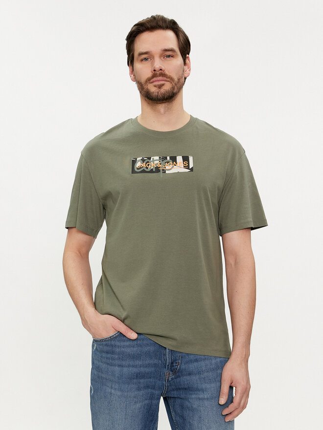 Jack&Jones Jack&Jones 5db-os póló szett Aop Print 12260781 Színes Relaxed Fit