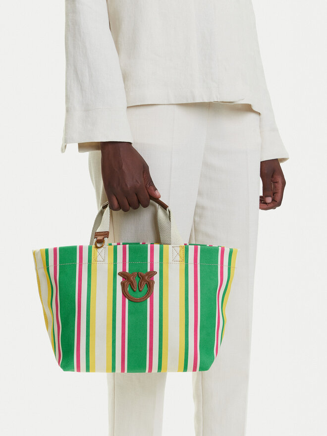 PINKO Τσάντα PINKO Shopping Bag Medium PE 25 PLTT 104753 A2G5 Πράσινο
