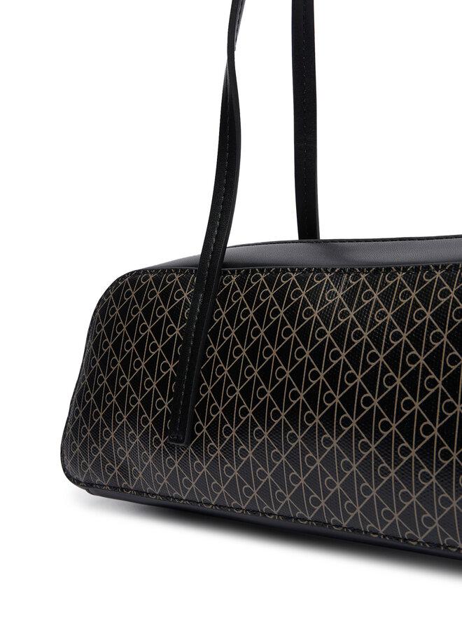 Calvin Klein Handtasche Calvin Klein Emblem Aop Bauletto LV04F3585G Schwarz
