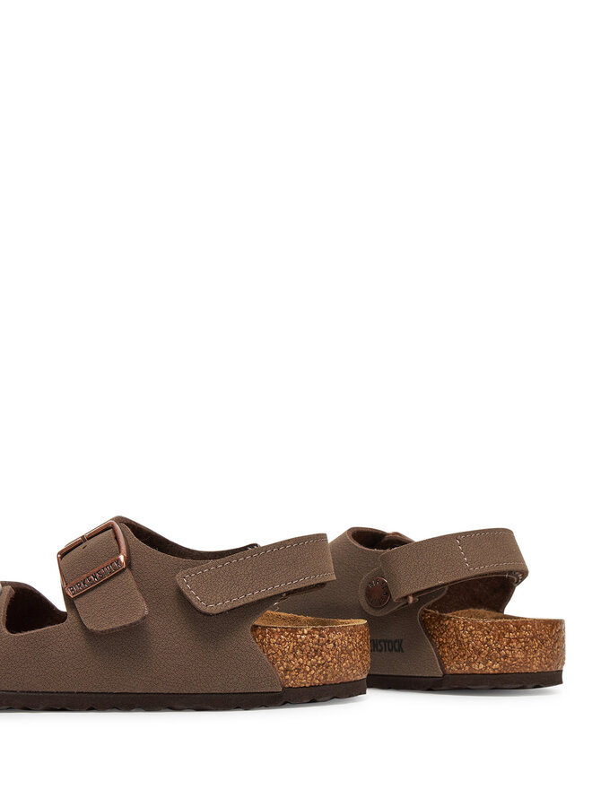Birkenstock Sandalen Birkenstock Milano As Kids 1029474 S Braun