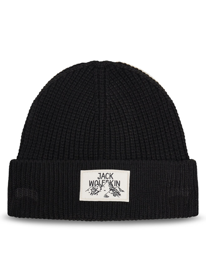 Jack Wolfskin Cepure Jack Wolfskin Badge A61610 Melns