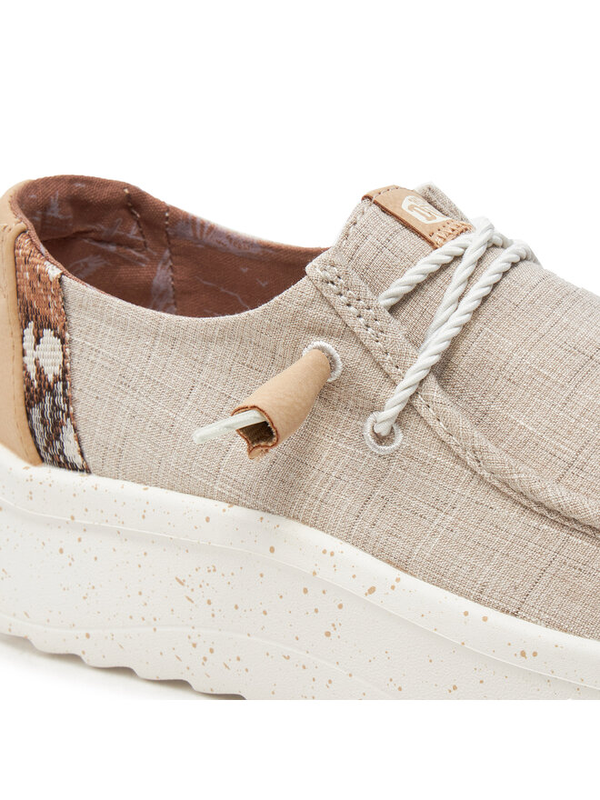 Hey Dude Туфлі Hey Dude Wendy Peak Woven 40413-106 Бежевий