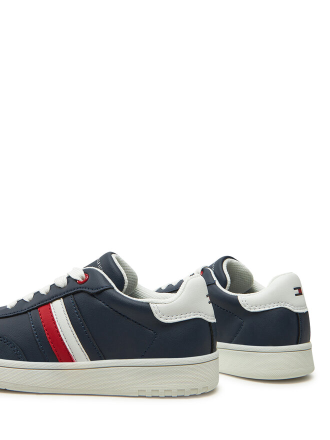 Tommy Hilfiger Sneakers Tommy Hilfiger Stripe Low Cut Lace-Up Sneaker T3X9-33851-1269 M Blu scuro