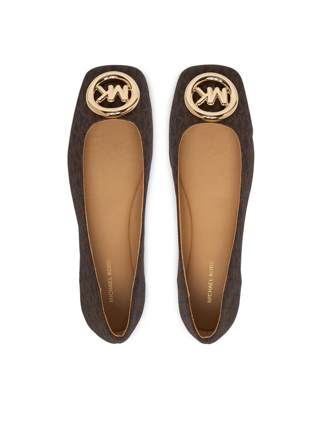 MICHAEL Michael Kors Ballerinas MICHAEL Michael Kors Milan Flex Ballet 40F5MLFP1B Braun