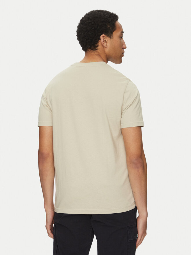 BOSS BOSS Camiseta Logo Space 50539186 Beis Regular Fit