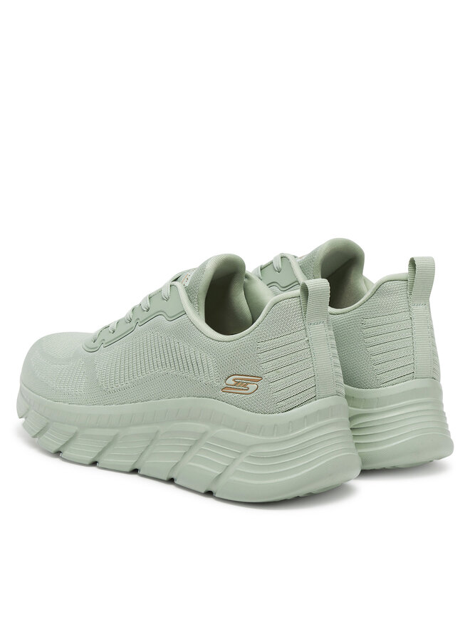 Skechers Sneakersy Skechers Bobs B Flex Hi-Flying Hi 117385/SAGE Zelená