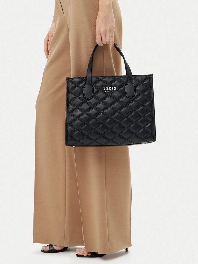 Guess Handtasche Guess HWQG96 32220 Schwarz