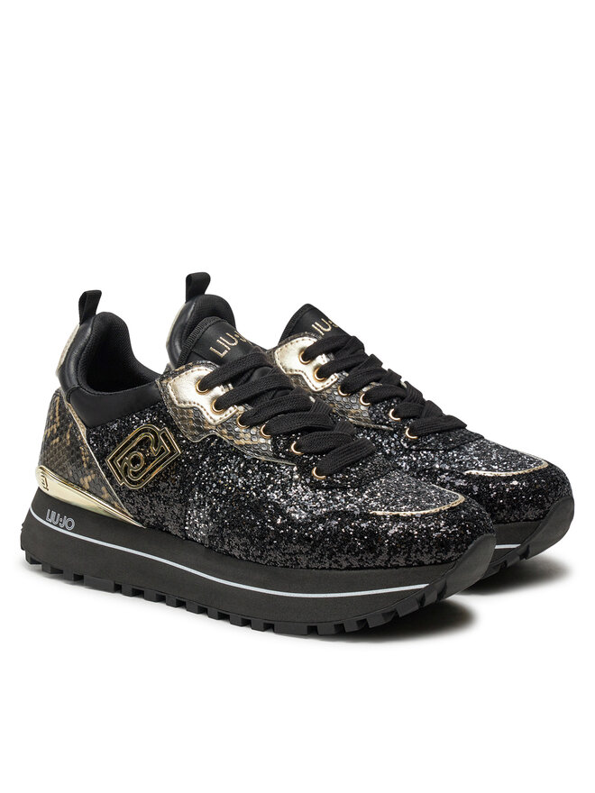 Liu Jo Sneakersy Liu Jo Maxi Wonder 01 BF4001 TX007 Czarny
