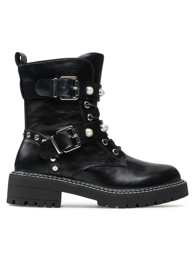 DeeZee Schnürstiefeletten DeeZee WS5218-01 Schwarz