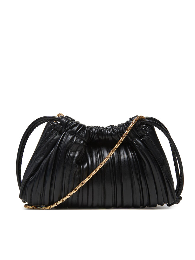 Calvin Klein Ročna torba Calvin Klein Drawstring Plisse Conv Mini Cb P LV04F3077G Črna
