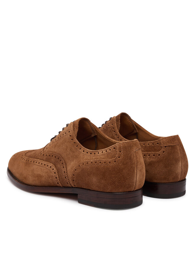 Polo Ralph Lauren Halbschuhe Polo Ralph Lauren Owen Wingtip 811P15884002 Hellbraun