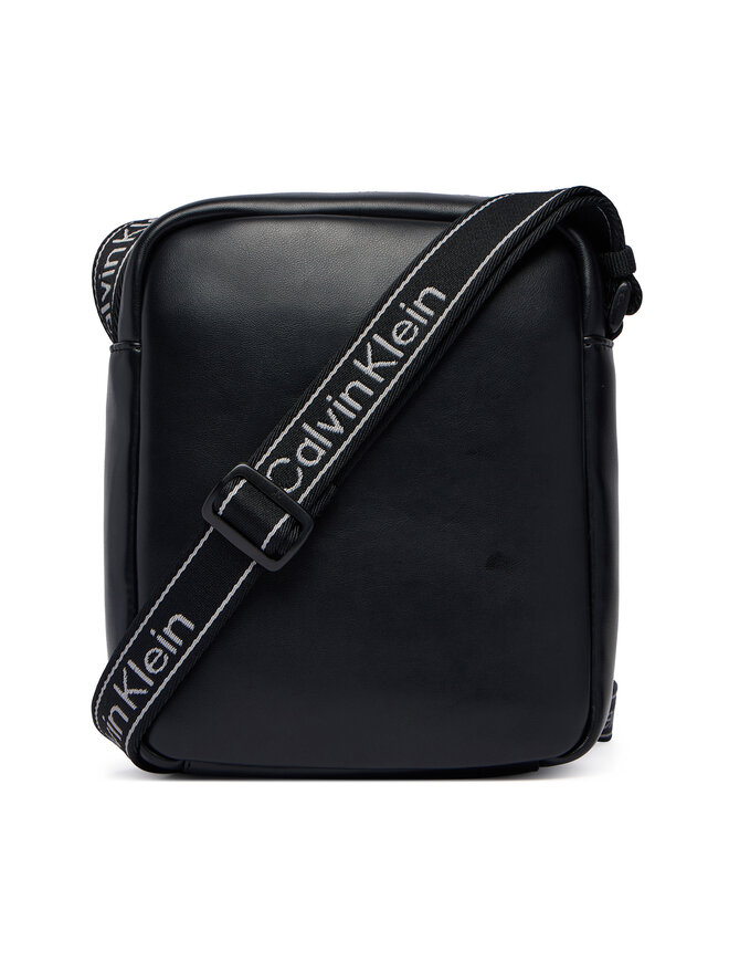 Calvin Klein Umhängetasche Calvin Klein Bold Logo Webbing  LV04D3418G Schwarz