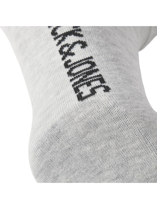 Jack&Jones Súprava 5 párov členkových pánskych ponožiek Jack&Jones Dongo 12120278 Sivá