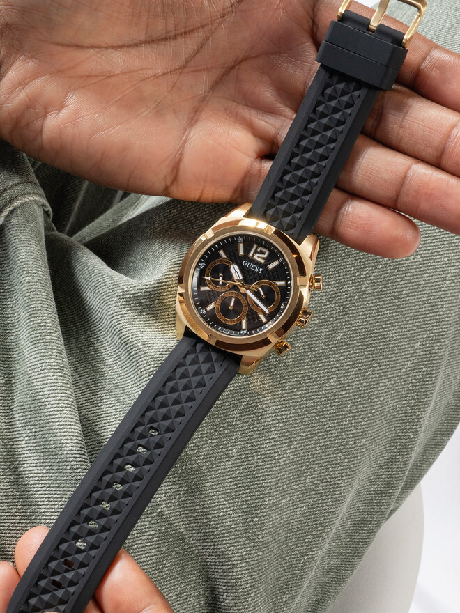 Guess Zegarek Guess Resistance GW0729G2 Czarny