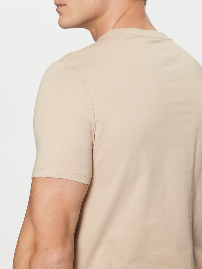 Guess Guess Marškinėliai M2YI71 I3Z14 Smėlio Slim Fit