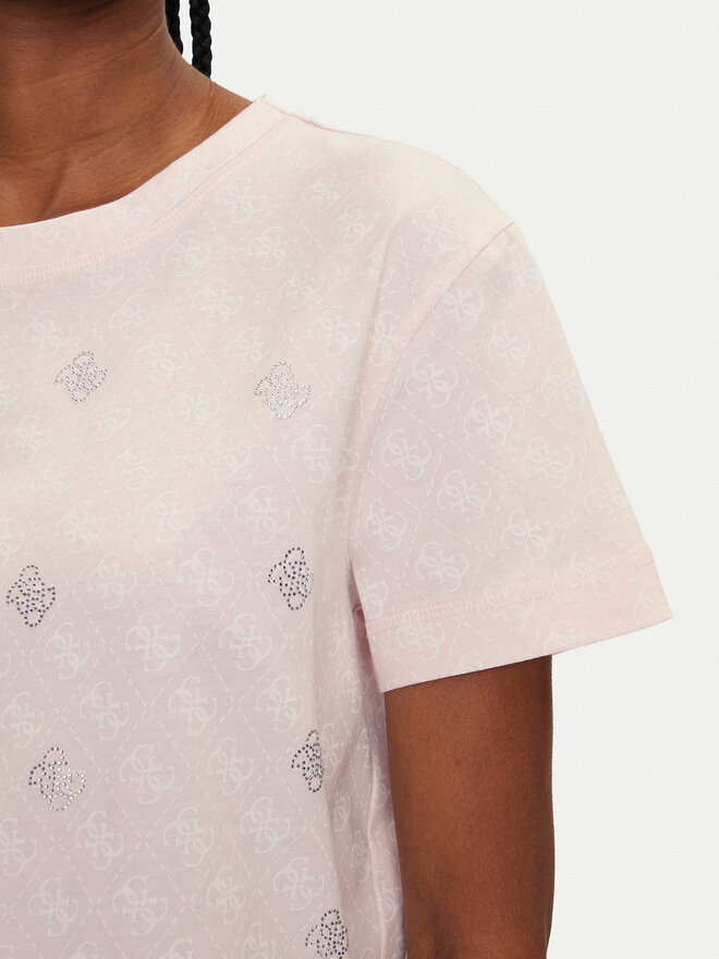 Guess Guess T-Shirt V5GI16 I3Z14 Rosa Regular Fit