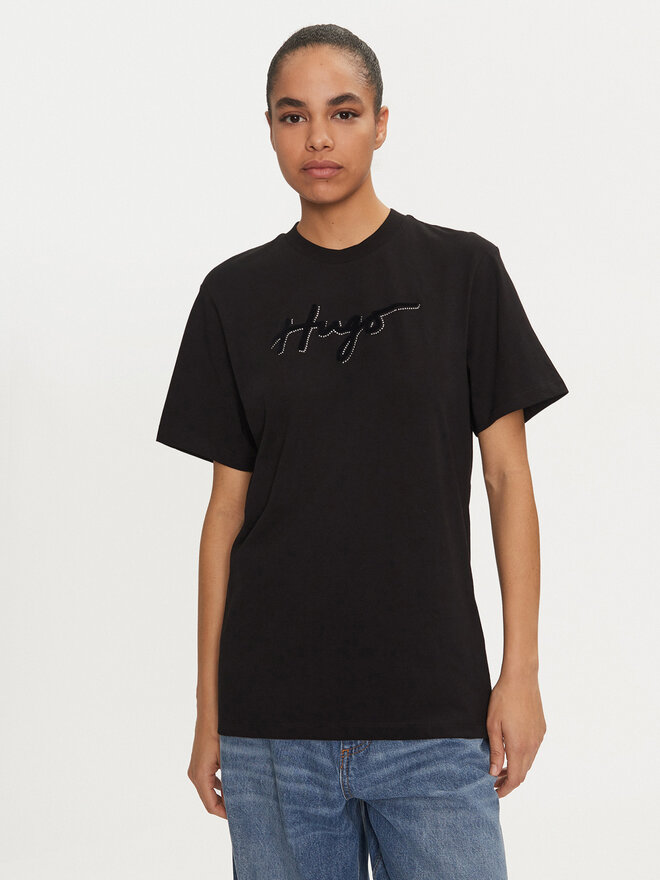 HUGO HUGO Camiseta 50528585 Negro Regular Fit
