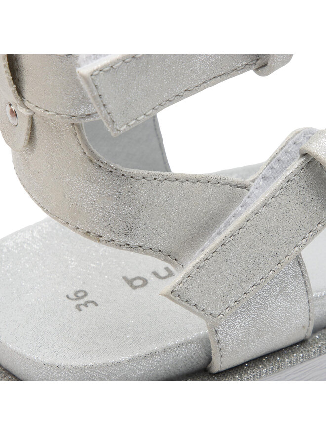 Bugatti Sandalen Bugatti 431-67383-6465-1212 Silberfarben