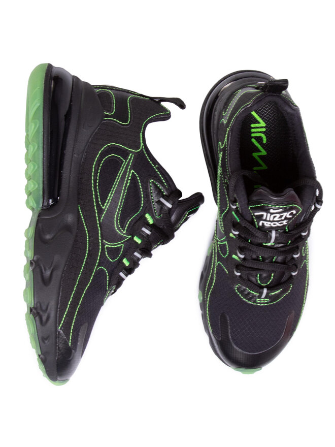 air max 270 react sp black black electric green