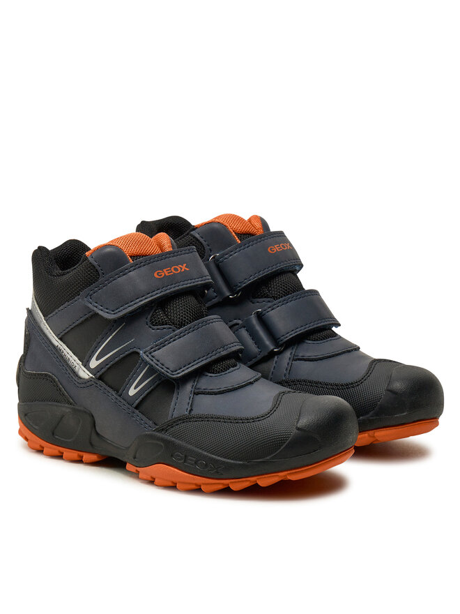Geox Schnürschuhe Geox Jr New Savage B Abx J261WA 0MEFU C0659 S Dunkelblau