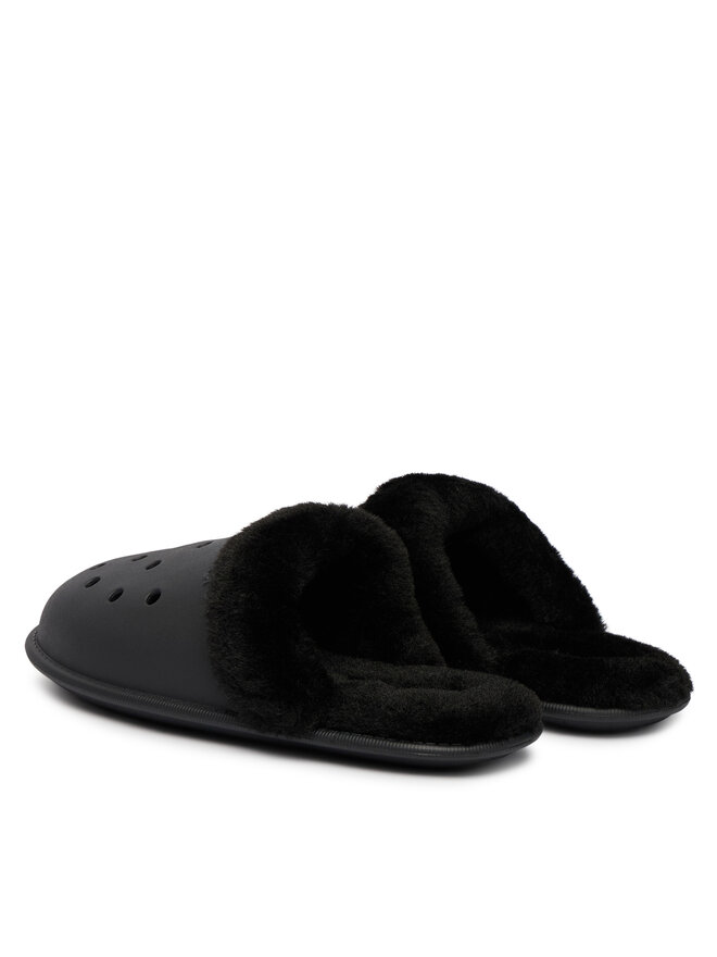 Crocs Hausschuhe Crocs Classic Fuzz Scuff 212143 Schwarz