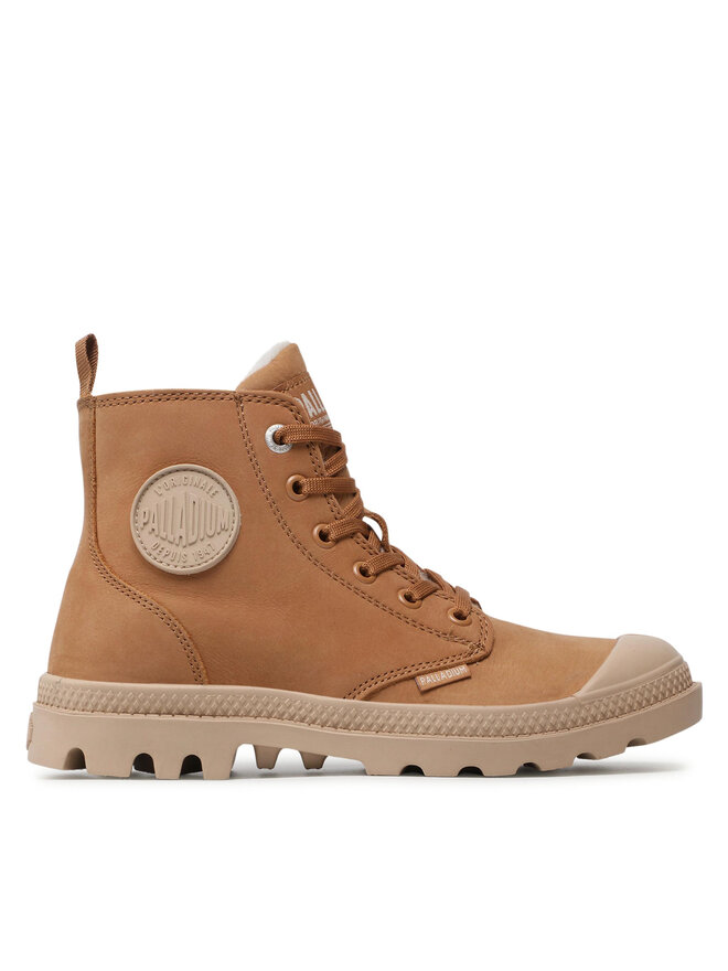 Palladium Schnürstiefeletten Palladium Pampa Hi Zip Wl 95982-252-M Braun