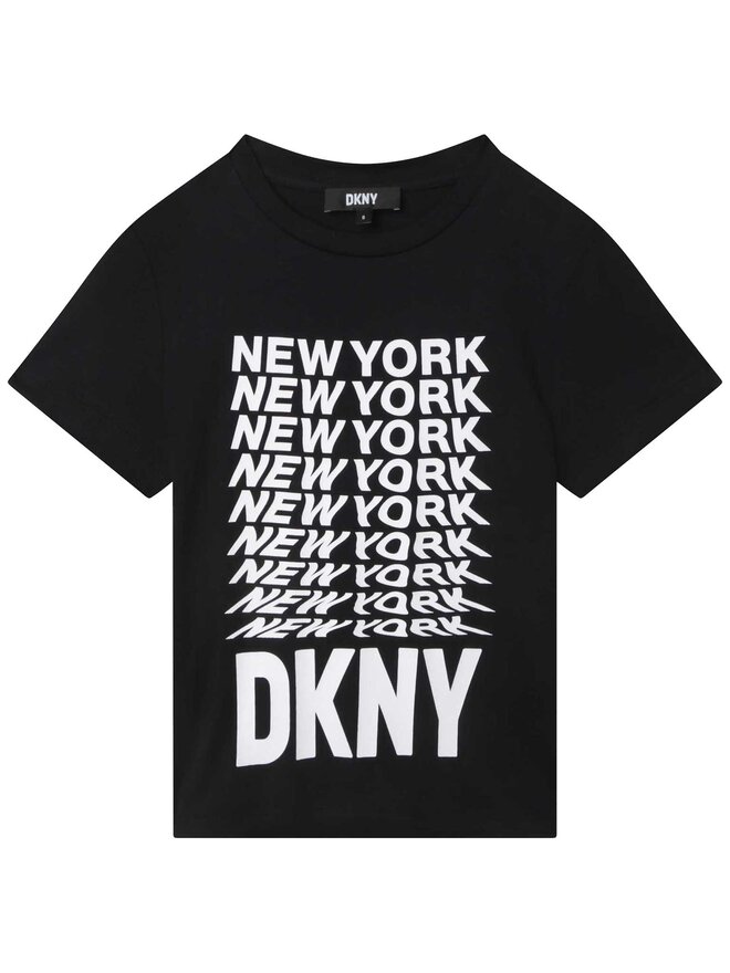 DKNY DKNY Camiseta D35S76 S Negro Regular Fit