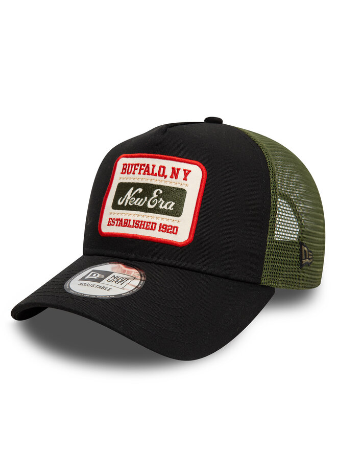 New Era Czapka z daszkiem New Era Patch Trucker 60595459 Czarny
