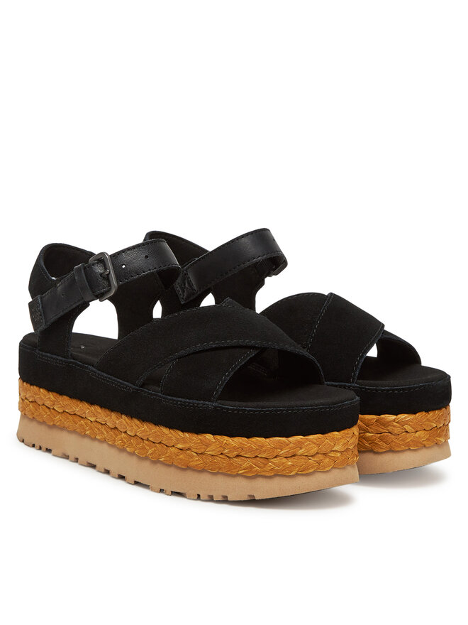 Ugg Espadrilles Ugg W Aubrey Ankle Strap 1167471 Fekete