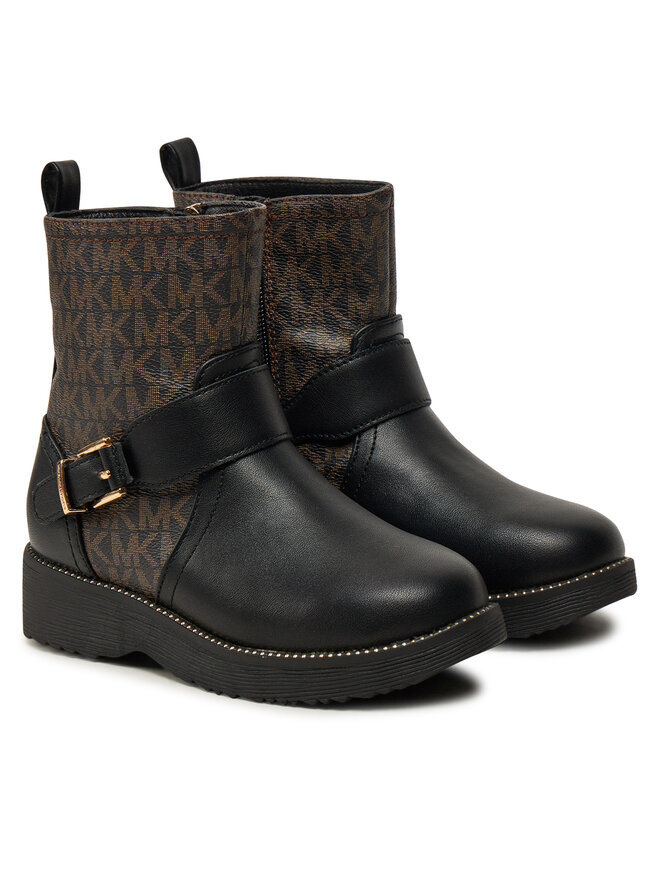 MICHAEL Michael Kors Īsie zābaki MICHAEL Michael Kors Haskell Mono MK101100 Melns