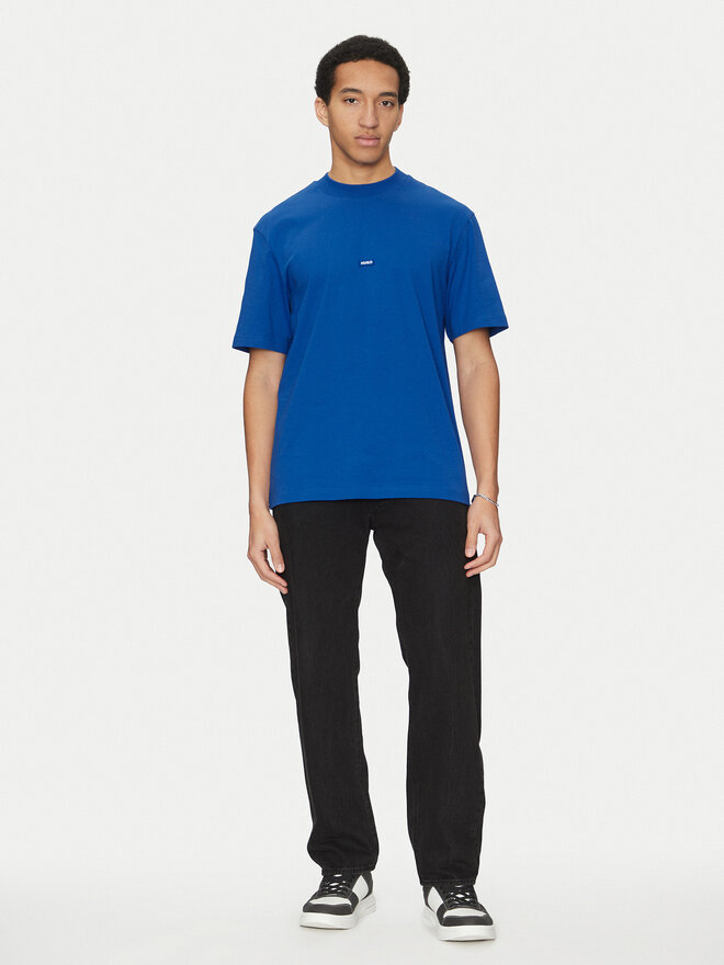 HUGO HUGO T-Shirt Nieros 50509991 Blau Regular Fit