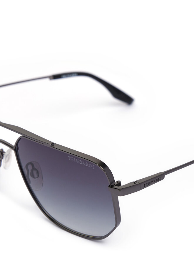Trussardi Okulary przeciwsłoneczne Trussardi TSM3014 Srebrny