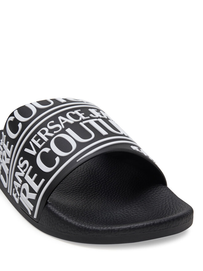 Versace Jeans Couture Παντόφλες Versace Jeans Couture 78YA3SQ1 Μαύρο