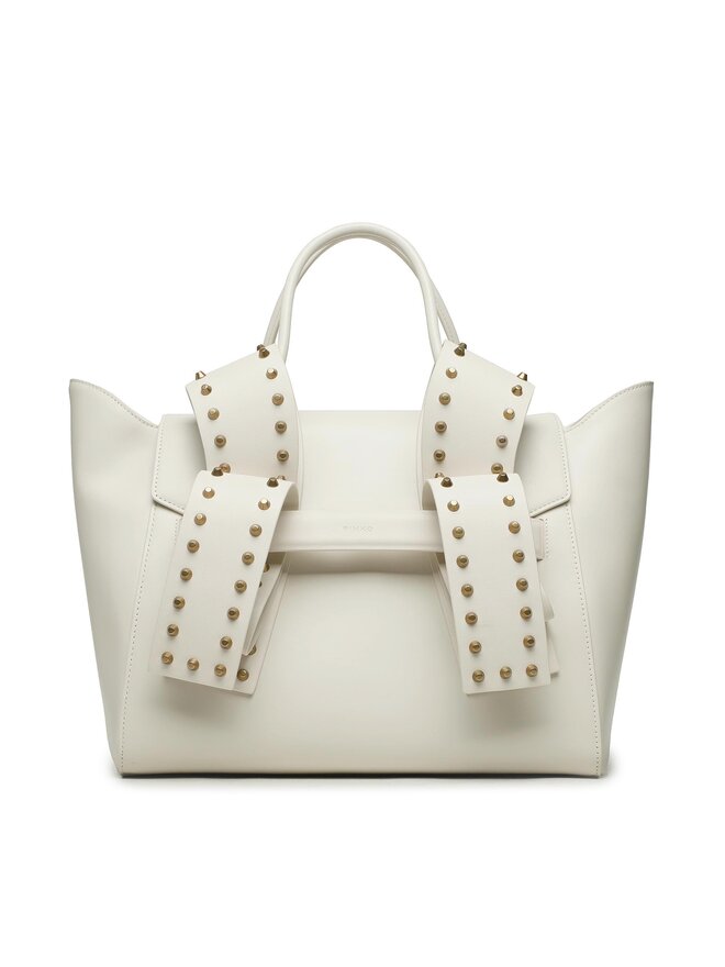 acka ホワイトサイズ1 Torebka Pinko Aika Tote Big PE 23 PLTT 100382 A0QQ Biały